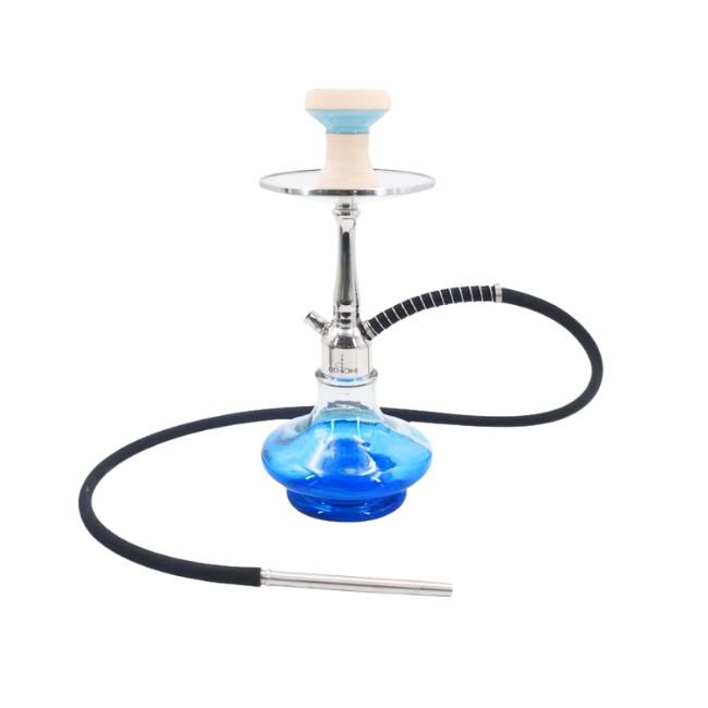 AADHI MODEL SWAN STAINLESS STEEL SHAFT (14.2'') HOOKAH KIT SET - Image 2