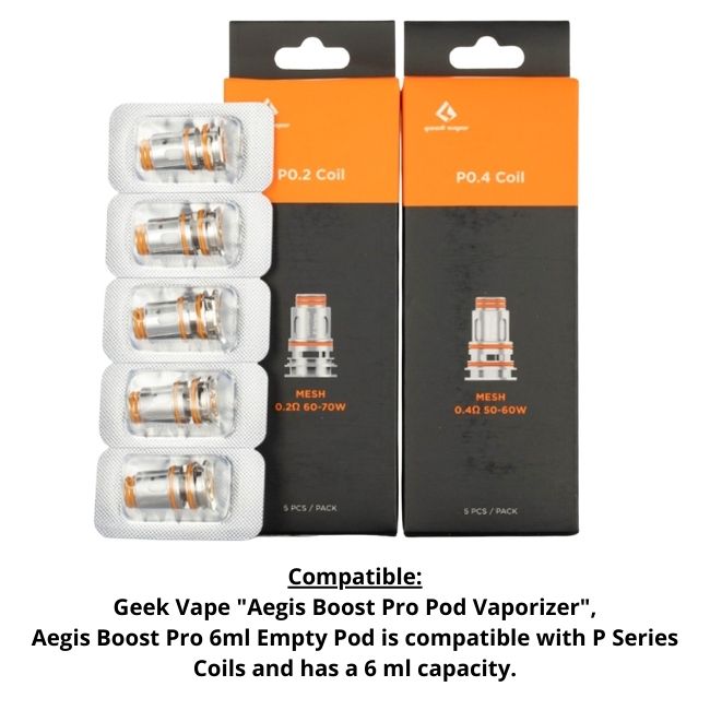 GEEKVAPE AEGIS BOOST PRO P SERIES REPLACEMENT COILS 5 PACK - Image 2