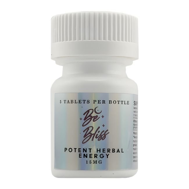 BE BLISS HERBAL ENERGY 15MG PER TABLET 5CT/ JAR - Image 2
