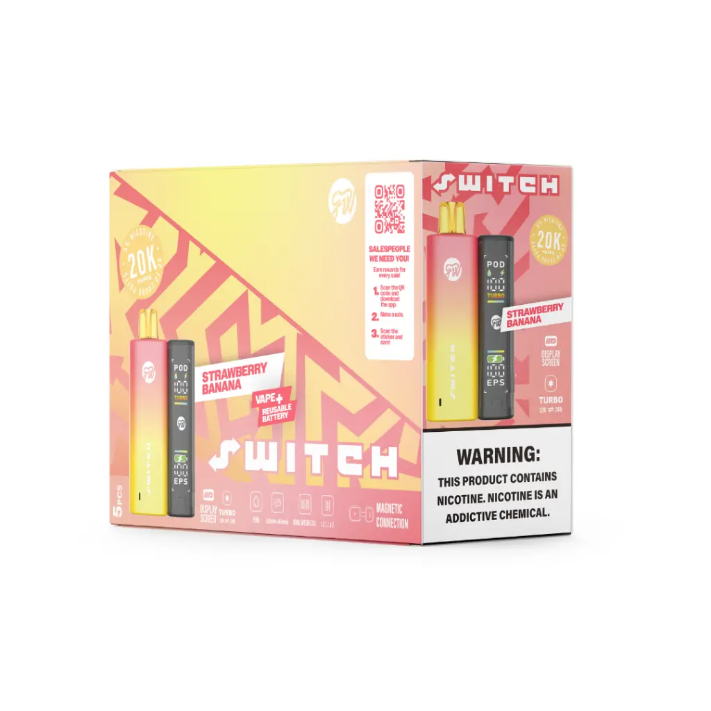 GWV - Switch - Vape+Battery - 20k 15ml 5% - Strawberry Kiwi0.webp