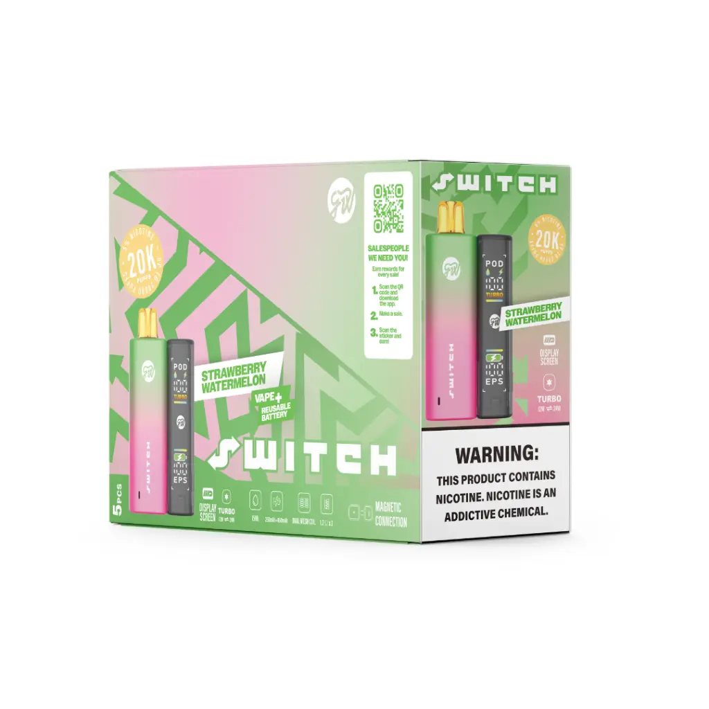 GWV - Switch - Vape+Battery - 20k 15ml 5% - Strawberry watermelon1.webp