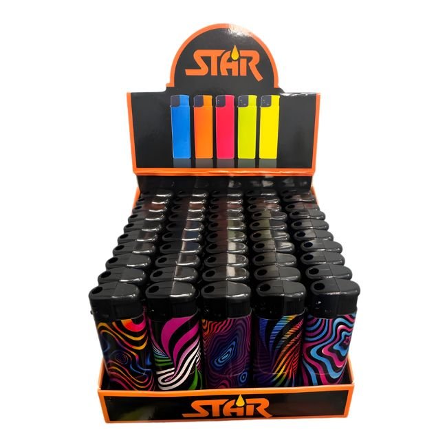 STAR LIGHTER ASSORTED DESIGN 50CT/ DISPLAY - Image 2