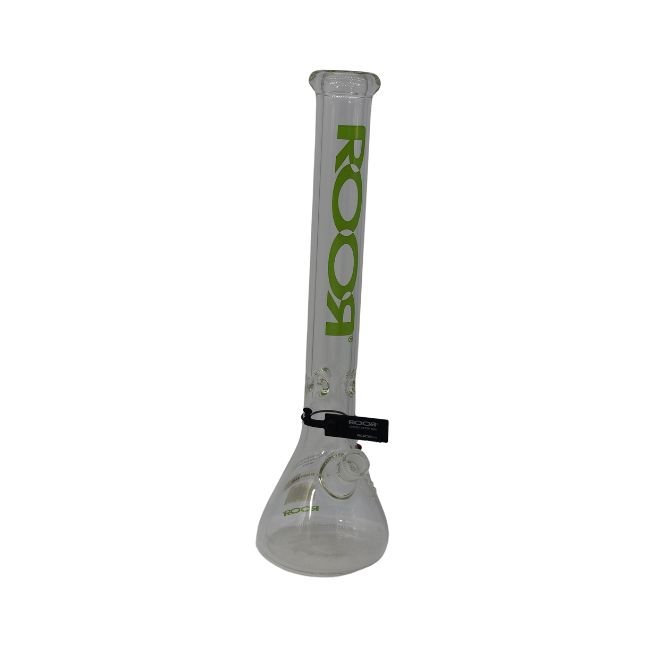 ROOR 18'' BEAKER GREEN DECAL WATER PIPE - Image 2