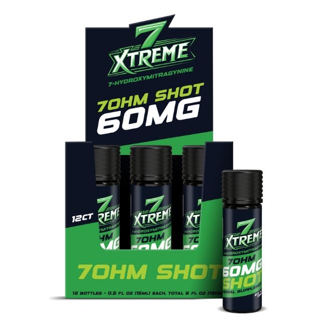 7 XTREME 7-HYDROXYMITRAGYNINE 60MG (15ML) SHOT 12CT/ BOX - Image 2
