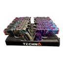 TECHNO MARBLE EFFECT TRIPLE FLAME GUN TORCH LIGHTER 12CT/ DISPLAY - Image 2
