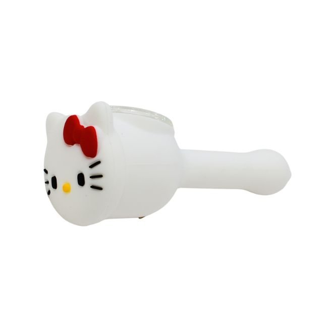 4'' SILICONE CAT CHARACTER HAND PIPE - Image 2
