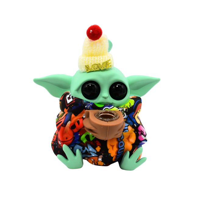 6'' ALIEN SILICONE  FANCY WATER PIPE - Image 2