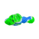 4.5" SILICONE SKULL DESIGN HAND PIPE - Image 2