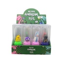 4.5'' SILICONE WITH GLASS HAND PIPE 12CT DISPLAY - Image 2