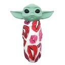 4" ALIEN HYDRO GRAPHIC PRINTING DESIGN SILICONE HAND PIPE - Image 2