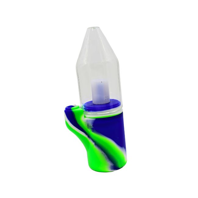 8'' GLASS WITH SILICONE WATER PIPE - Image 2