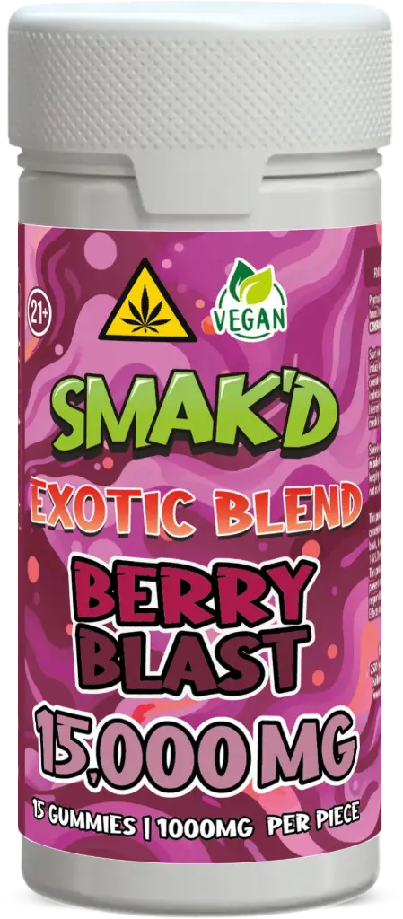 SMAK'D - EXOTIC BLEND 15,000MG GUMMIES