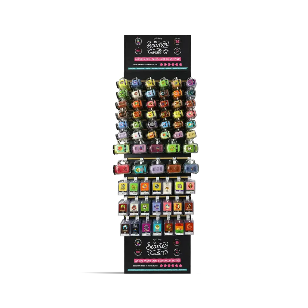 Beamer Candle Co - Full Large Wooden Retail Display
