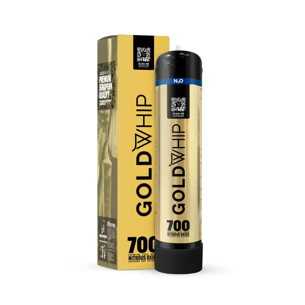 [GW21603] GoldWhip - N2O - Steel 640 - Gold & Black - EU Only