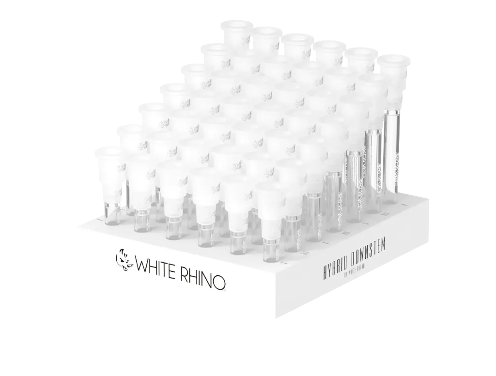 WHITE RHINO- HYBRID DOWNSTEM - 42 COUNT DISPLAY