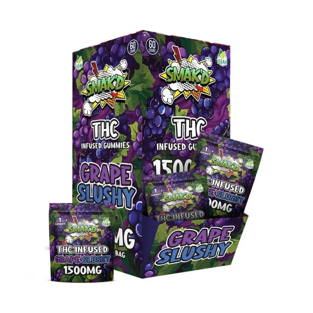 SMAK'D - THC 1500MG 60PK