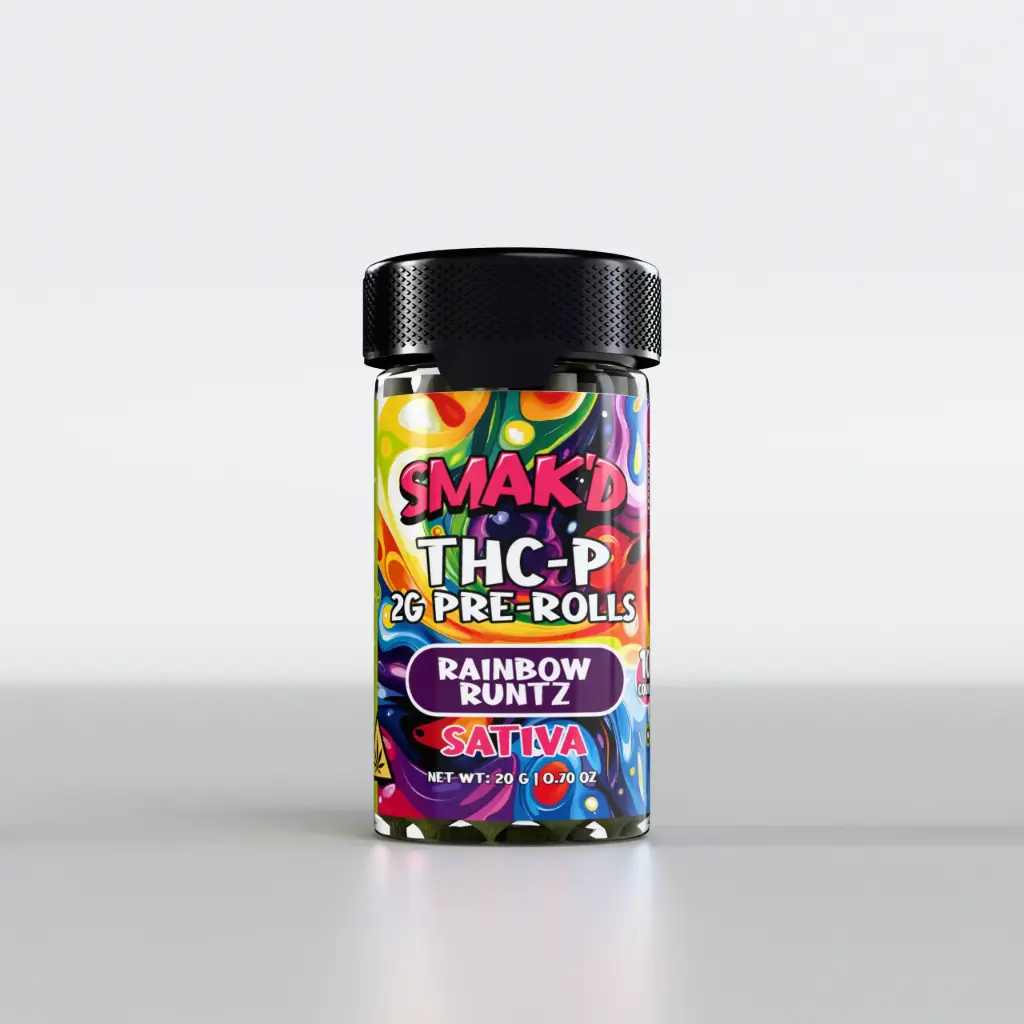 SMAK'D - PRE ROLL JAR 10CT THCP