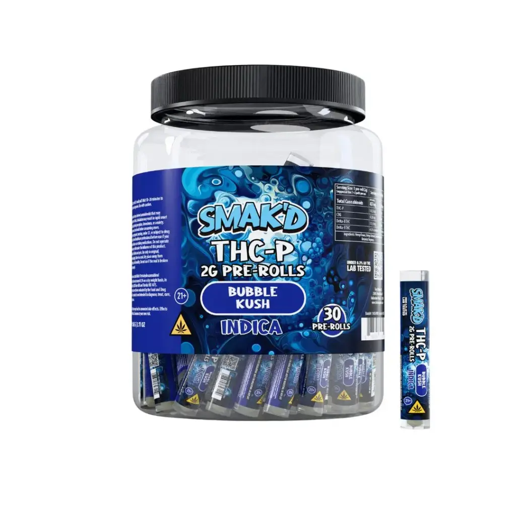 SMAK'D - FLOWER JAR 30CT 2G THCP 