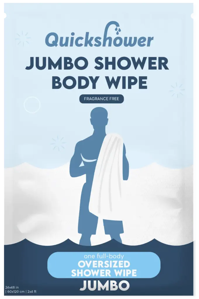 QuickShower- Jumbo Shower- Body Wipes 