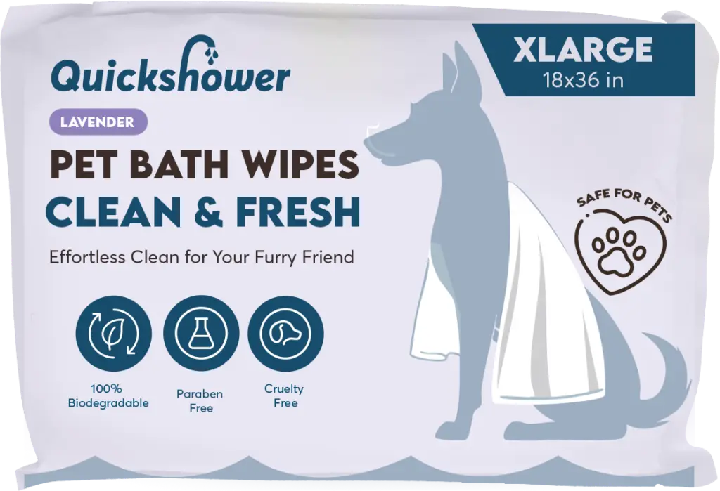 QuickShower - Pet Bath Wipes