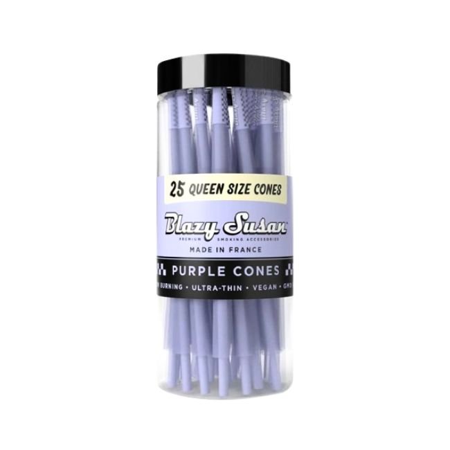 BLAZY SUSAN QUEEN SIZE CONES 120/40MM 25CT JAR
