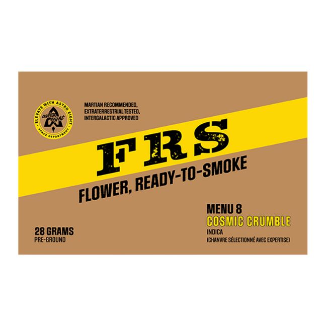 ASTRO EIGHT EMERGENCY 28GM FLOWER + ROLLING PAPER SMOKING KIT 4CT/ BOX