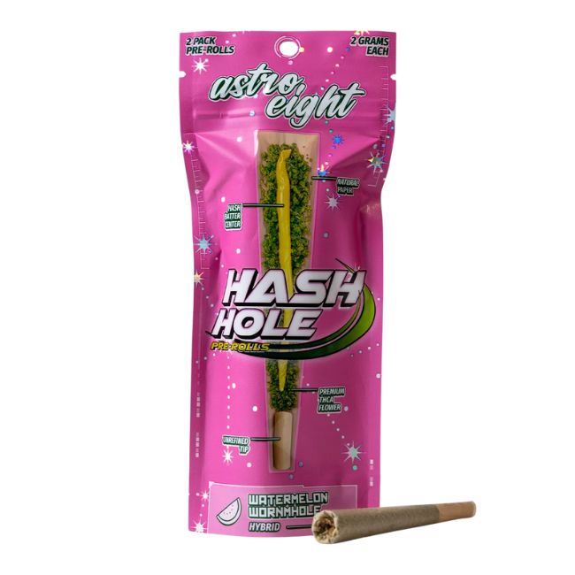 ASTRO EIGHT HASH HOLE PREMIUM THCA 2GM X 2PK PRE ROLLS JOINTS 10CT/ BOX