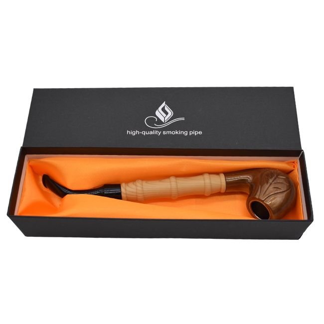 FENG SHUN LEAF COATED DESIGN PREMIUM SMOKING PIPE