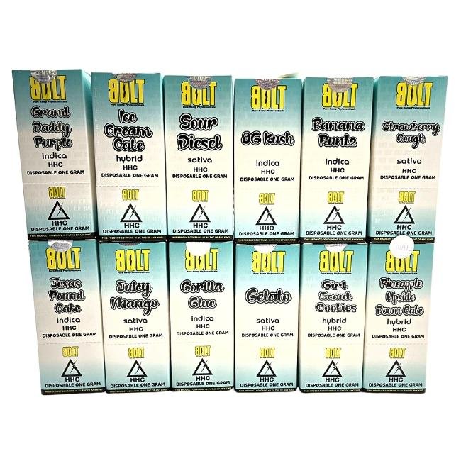 BOLT HHC 1GM DISPO 5CT/ BOX