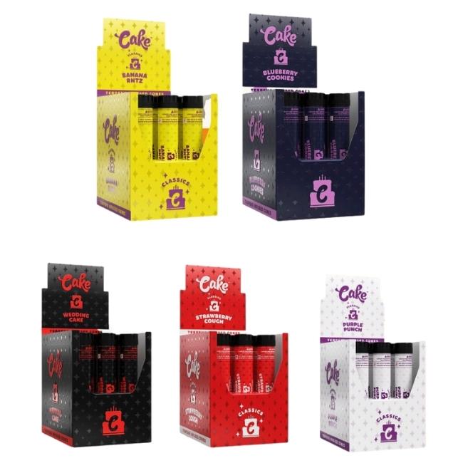 CAKE CLASSIC TERPENE INFUSED CONES (2/CUBE) 12CT/ BOX