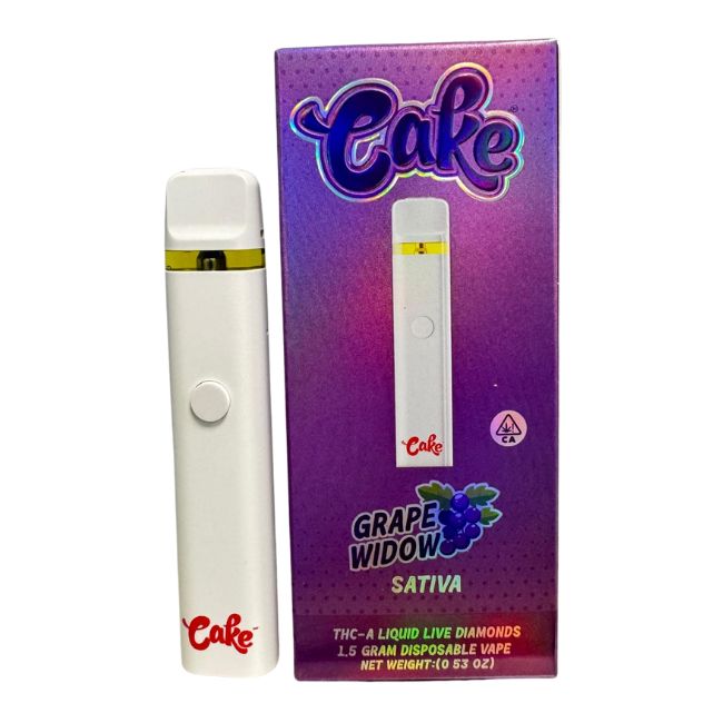 CAKE THCA LIQUID LIVE DIAMONDS 1.5GM DISPO 5CT/ BOX