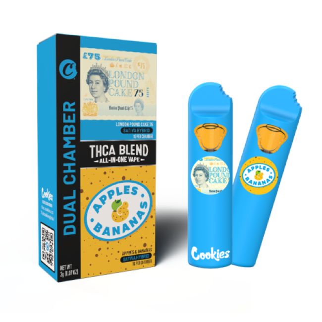 COOKIES THCA BLEND ALL IN ONE DUAL CHAMBER 2GM DISPO 10CT/ BOX