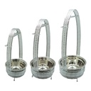 12" , 14" &amp; 16" FANCY 3 SET COAL TRAY WITH HANDLE
