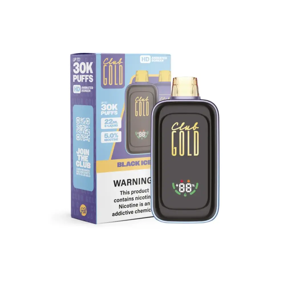 GWV - Club Gold - Vape - 30k 22ml 5% - Black ice