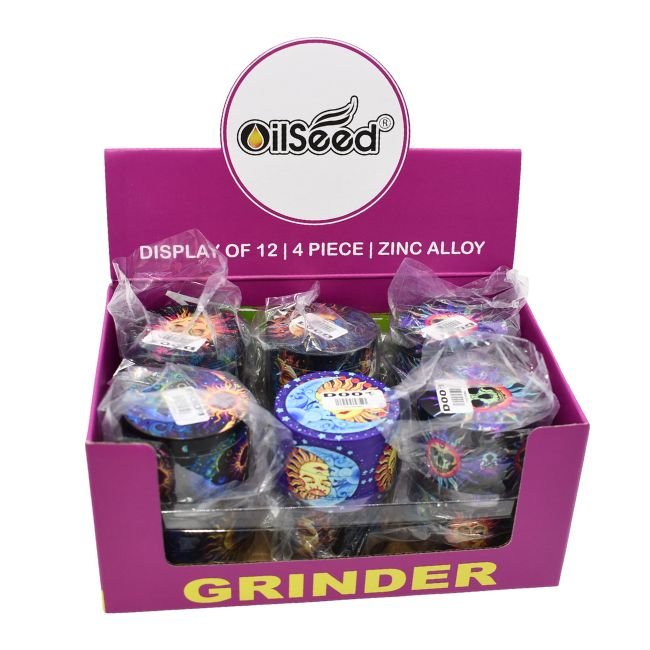 50MM 4PART SUN &amp; MOON PRINT GRINDER