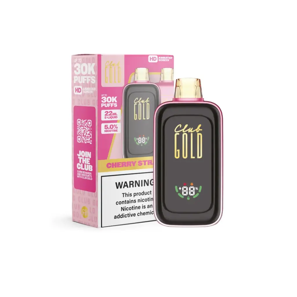 GWV - Club Gold - Vape - 30k 22ml 5% - Cherry strazz