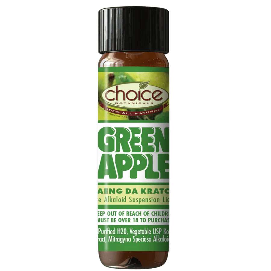Choice - Liquid Kratom Extract Shot - Green Apple - 75MIT 