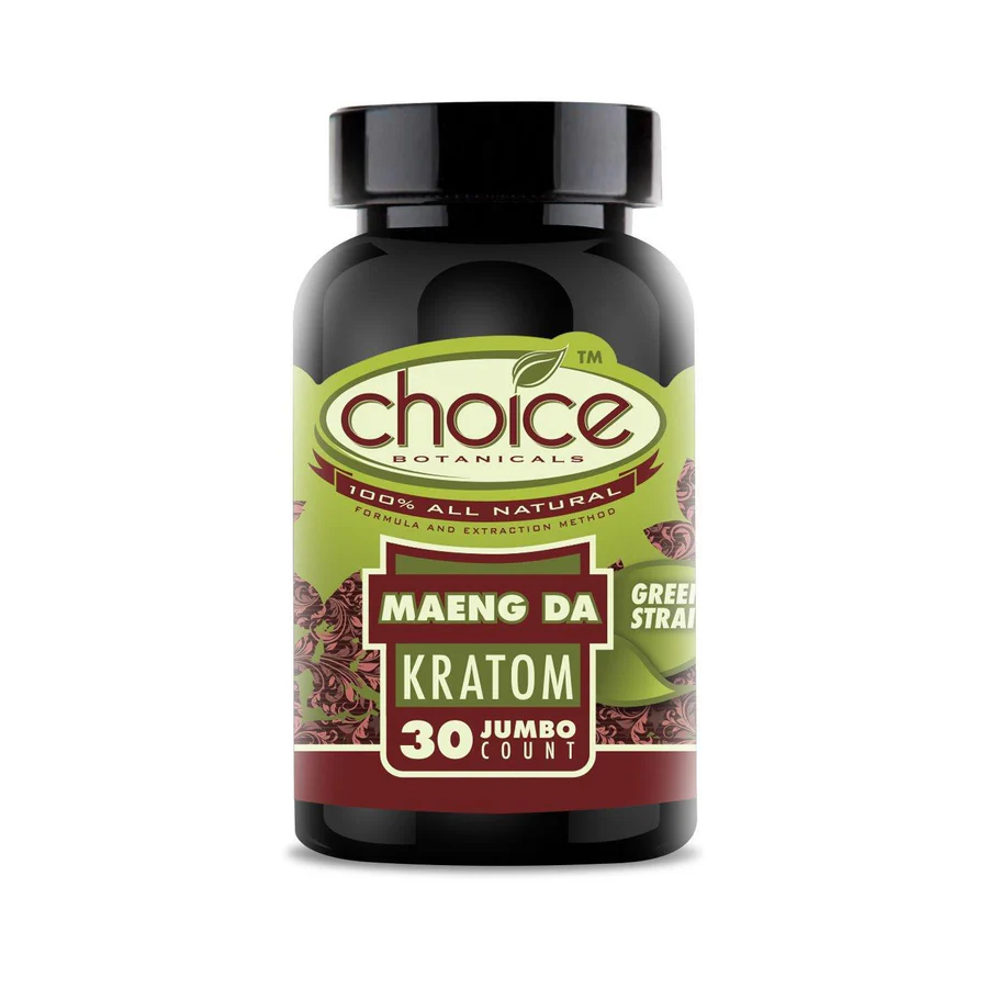 Choice - Full Gram Kratom Powder Jumbo Capsules