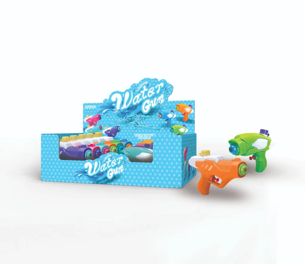 Emobii- Water Gun – Pink, Green, Blue & Purple – Box of 12 Units