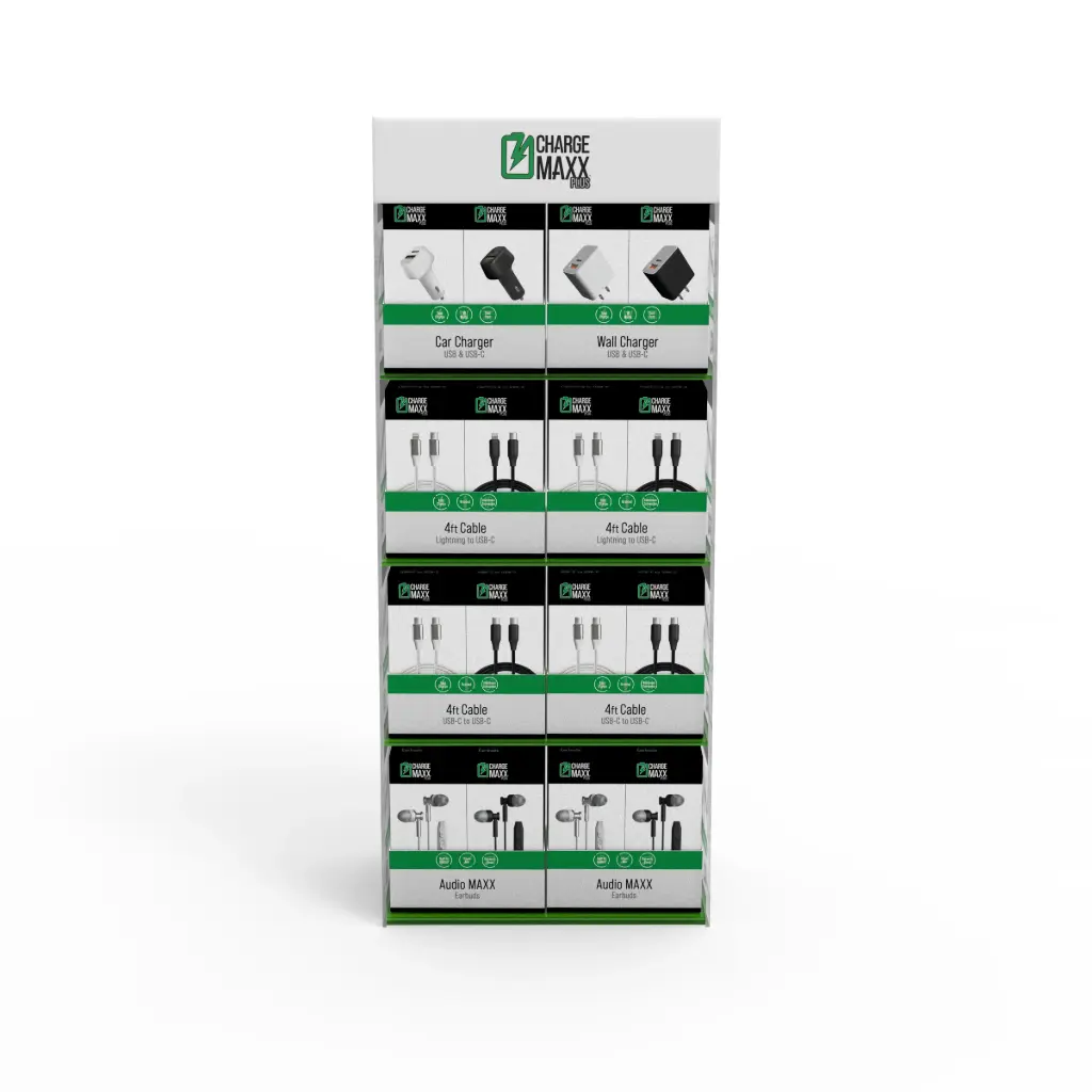 Emobii- Charge Maxx Plus V1 Starter Kit – 80-Piece Counter Display