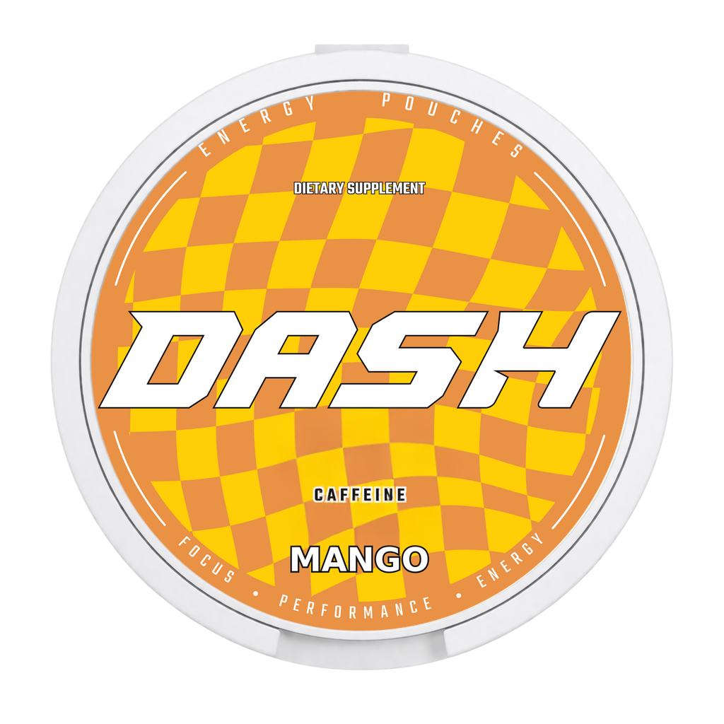 DASH Caffeine Pouches – Mango – Standard Can