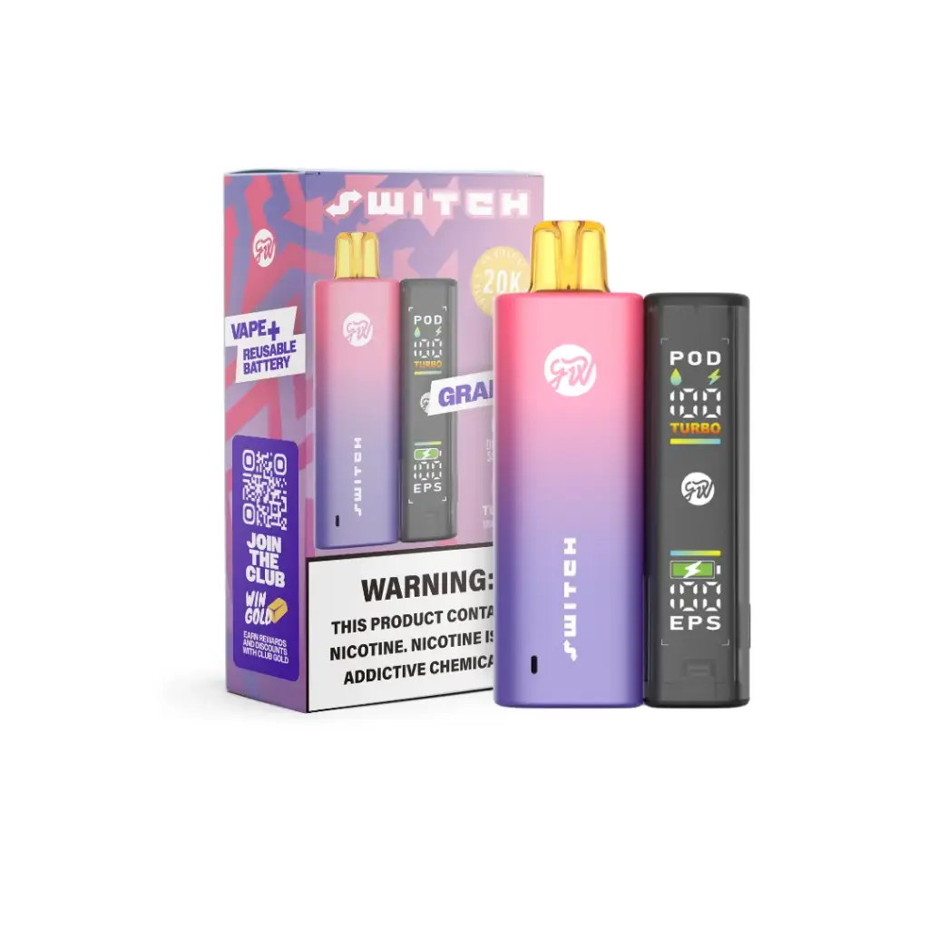 GWV - Switch - Vape+Battery - 20k 15ml 5% - Grape