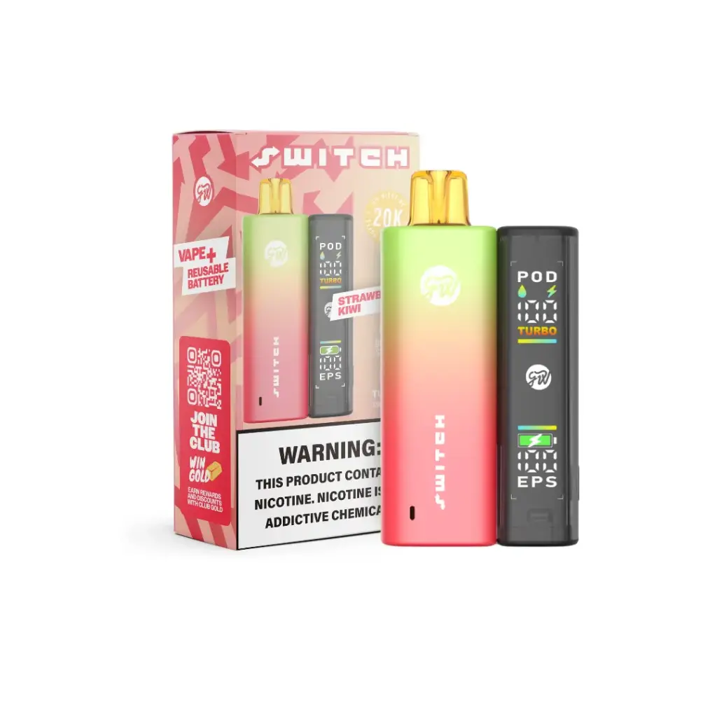 GWV - Switch - Vape+Battery - 20k 15ml 5% - Strawberry Kiwi