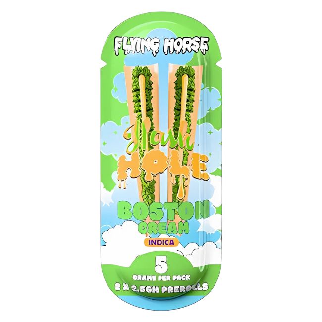 FLYING HORSE HASH HOLE 2.5GM X 2PK PRE ROLLS JOINTS 5CT/ BOX