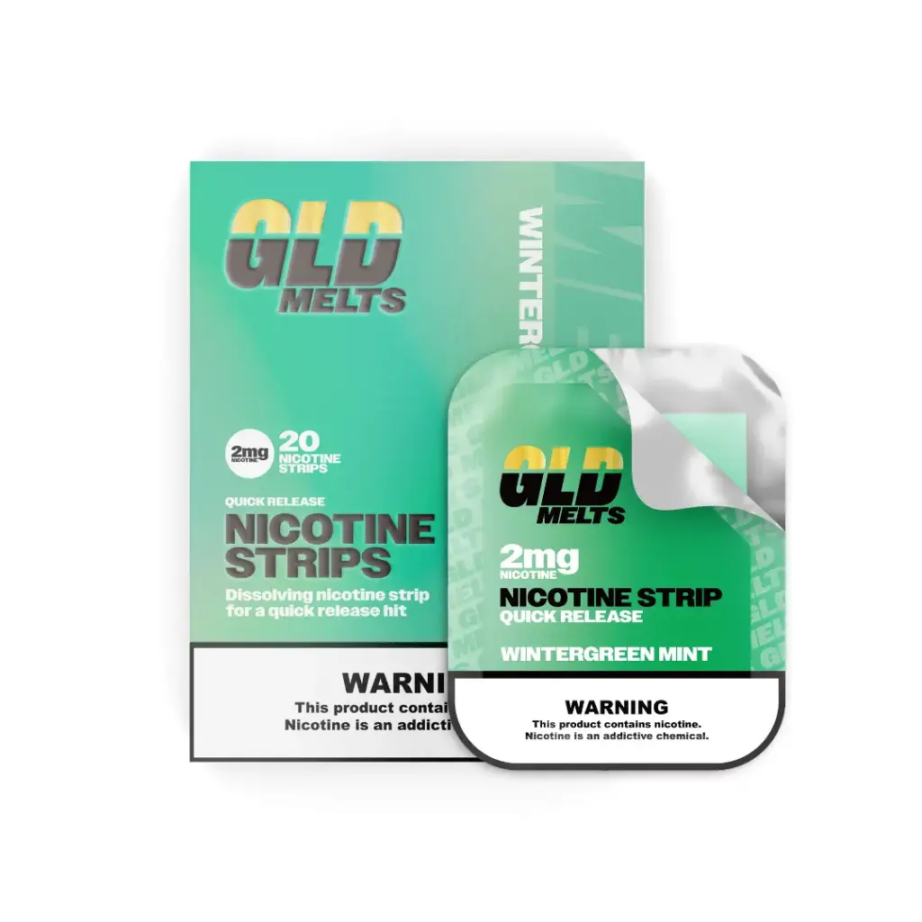 GWV - GLD - Nicotine Strips - 2mg - Wintergreen