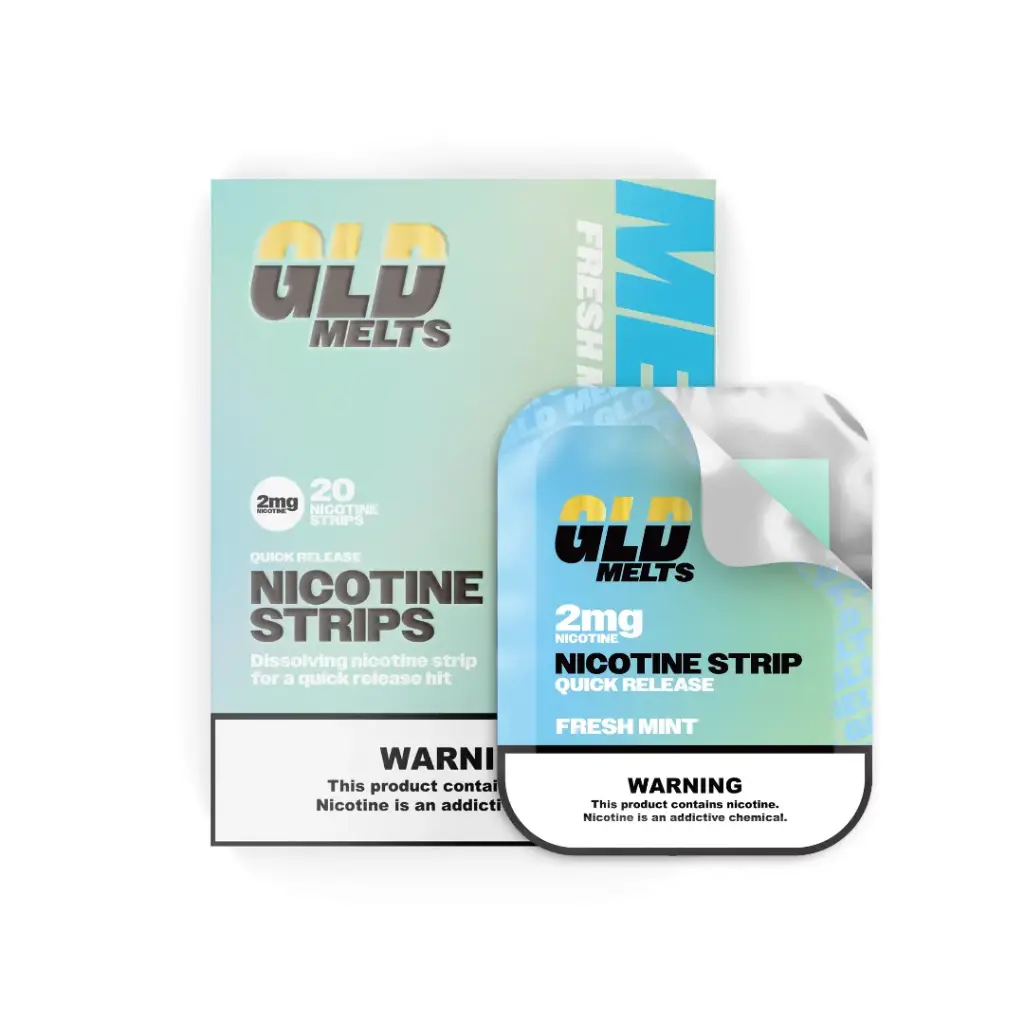 GWV - GLD - Nicotine Strips - 2mg - Fresh Mint