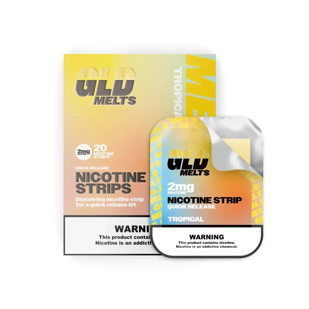 GWV - GLD - Nicotine Strips - 2mg - Tropical
