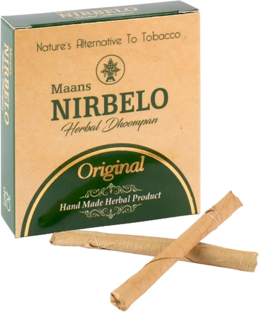 Nirbelo - Herbal Dhoompan (No Filter) - Single Unit - 20 Count Pack