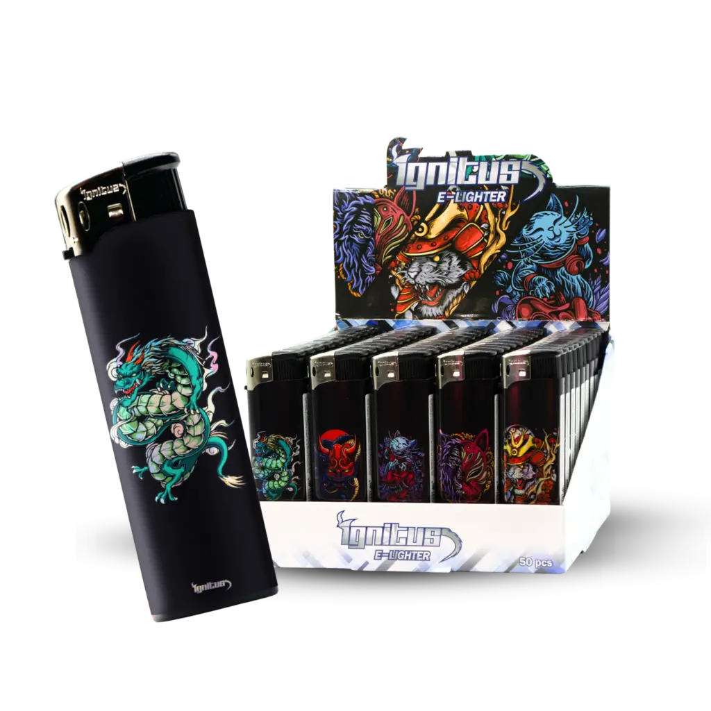 Ignitus Asian Animal Art Electronic Lighter