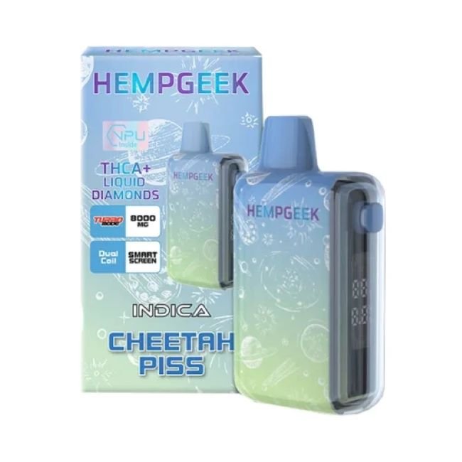 HEMPGEEK THCA + LIQUID DIAMONDS 8GM DISPO 5CT/ BOX